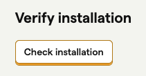 Check installation